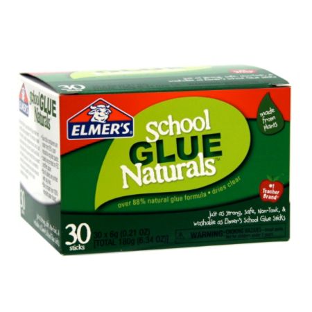 glue naturals stick pack oz clear elmer