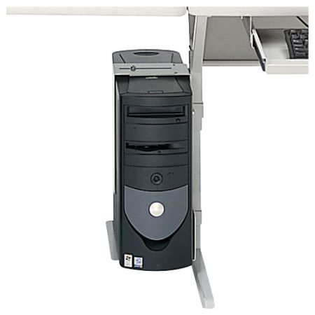Bretford 35CPUMTC-GM Slim Tower CPU Holder