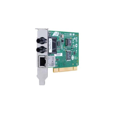 Allied Telesis 100Mbps Fast Ethernet Dual-Port Fiber and Copper Network Interface Card