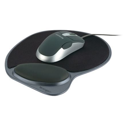 Kensington&reg; Memory Foam Mouse Pad With Wrist Rest, Putty