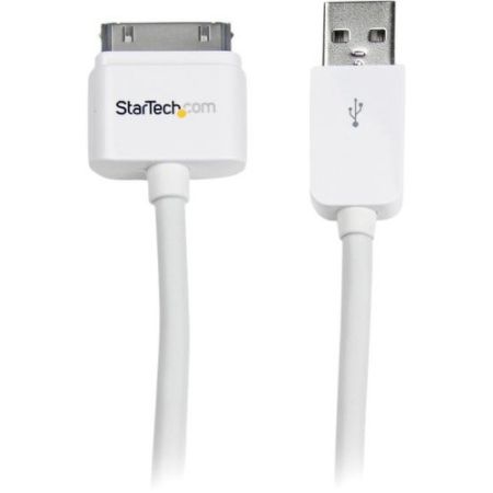 StarTech.com 3m (10 ft) Long Apple? 30-pin Dock Connector to USB Cable for iPhone / iPod / iPad with Stepped Connector
