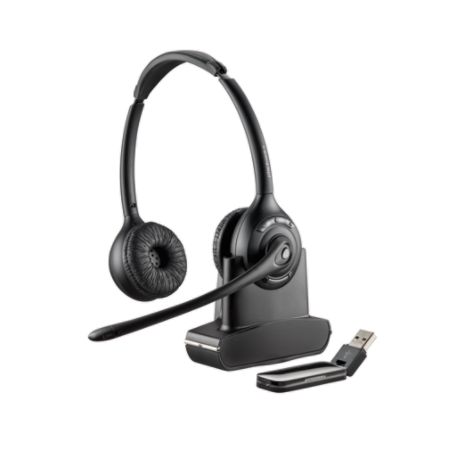 Plantronics&reg; Savi W420 Wireless PC Headset System, Black
