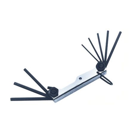 Allen 9-Piece Fold-up Inch Hex Key Set