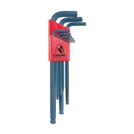 Bondhus 9-Piece Ball End Metric Hex Key Set