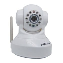 Foscam Pan/Tilt Wireless IP Indoor Camera, White