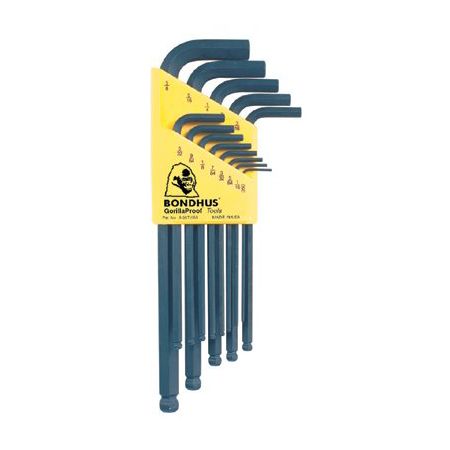 Bondhus 13-Piece Long Arm Ball End L Wrench Hex Key Set
