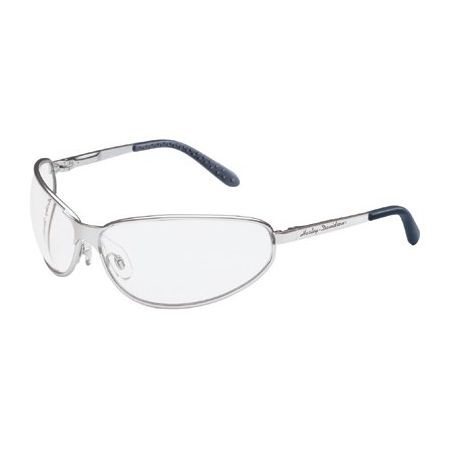 500 SERIES MATTE SILVERSAFETY GLASSES CLEAR HC
