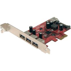 StarTech.com 4 Port Super Speed USB 3.0 PCI Express Card with SATA Power