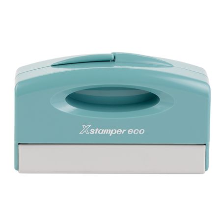 ECO-GREEN Xstamper&reg; Pre-Inked Notary Stamp, N40 Pocket Size, 78% Recycled, 1/2" x 1 15/16" Impression