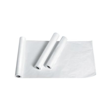 Medline Standard Crepe Exam Table Paper, 18" x 125', White, Case Of 12 Rolls