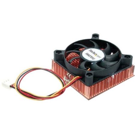 StarTech.com 1U 60x10mm Socket 7/370 CPU Cooler Fan w/ Copper Heatsink & TX3