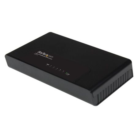 StarTech.com 5 Port Fast Ethernet Switch - 10/100 Desktop Wall Mount Network Switch