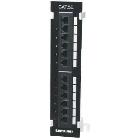 Intellinet Cat5e UTP Wall-Mount 12-Port Patch Panel