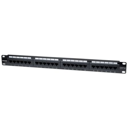 Intellinet Cat6 UTP 24-Port Patch Panel, 1U