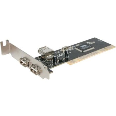 StarTech.com 3 Port PCI Low Profile High Speed USB 2.0 Adapter Card