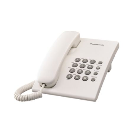 Panasonic&reg; Corded Telephone With 6-Step Volume Control, KX-TS500W