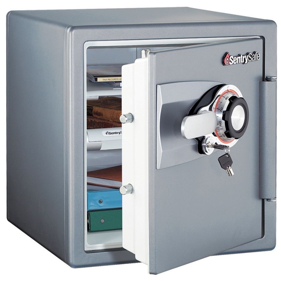 Sentry&reg;Safe Fire-Safe&reg; Combination Safe, 1.2 Cubic Foot Capacity, Gunmetal Gray
