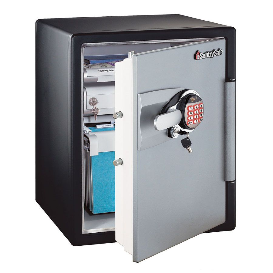 Sentry&reg;Safe Fire-Safe&reg; Electronic Advanced Safe, 2.0 Cu. Ft., Black/Gunmetal Gray