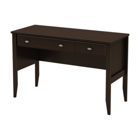 South Shore Furniture Focus Woodgrain Secretary Desk, 30"H x19 3/4"W x 47 1/2"D, Chocolate
