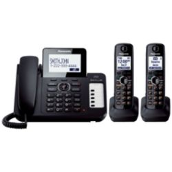 Panasonic DECT 6.0 1.90 GHz Cordless Phone - Black