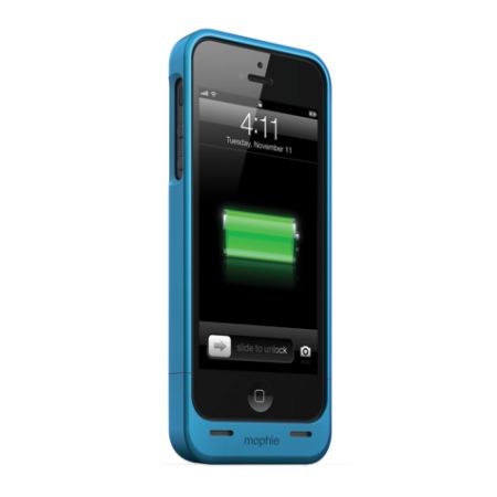 mophie Juice Pack Helium Charging Case For iPhone&reg; 5/5s, Blue