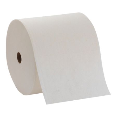 Brawny Industrial&reg; FLAX 700 Heavy-Duty 1-Ply Perforated Rolls, 10 5/8" x 6 11/16", White, 825 Sheets Per Roll, Pack Of 2 Rolls