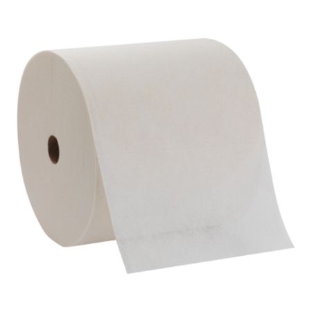 Brawny Industrial&reg; FLAX 500 Light-Duty 1-Ply Perforated Rolls, 10 1/2" x 6 3/4", White, 1,130 Sheets Per Roll, Pack Of 2 Rolls