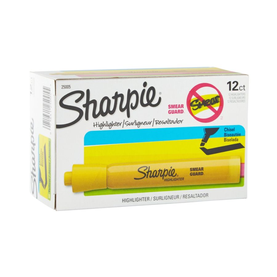 Sharpie Accent Highlighters Yellow Pack Of