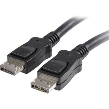 StarTech.com 1 ft Short DisplayPort 1.2 Cable with Latches M/M - DisplayPort 4k