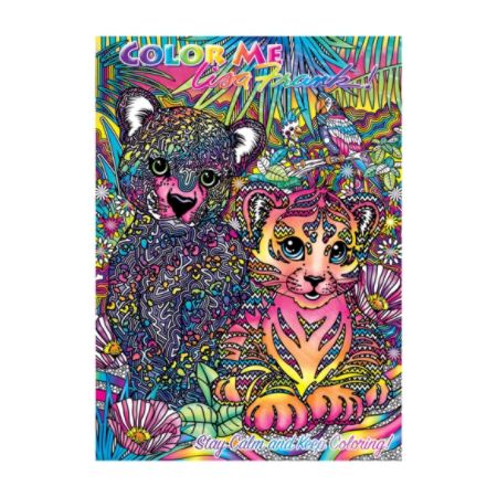 Lisa Frank Adult Coloring Book 7 34 x 10 34 by Office Depot & OfficeMax