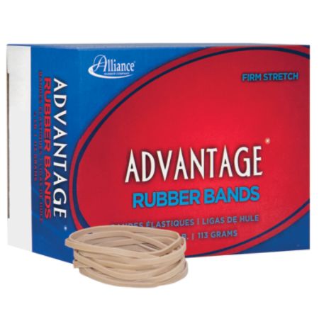 Alliance&reg; Advantage Rubber Bands, Size 32, 3" x 1/8", Natural, Box Of 175