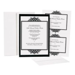 Great Papers Opulent Onyx Invitation Kit 25PK by Office ...