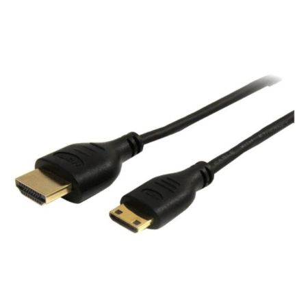 StarTech.com 3 ft Slim High Speed HDMI Cable with Ethernet - HDMI to HDMI Mini M/M