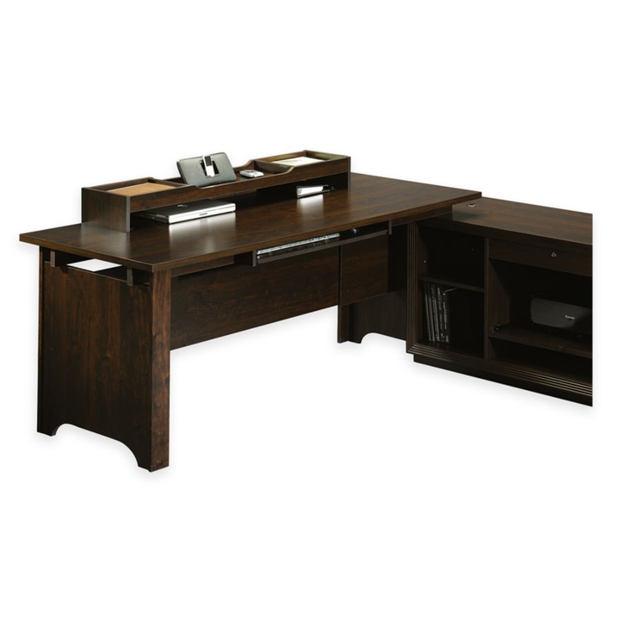 Sauder&reg; Forte Collection Desk Return, 28 3/5"H x 71 1/10"W x 29 1/4"D, Dark Alder