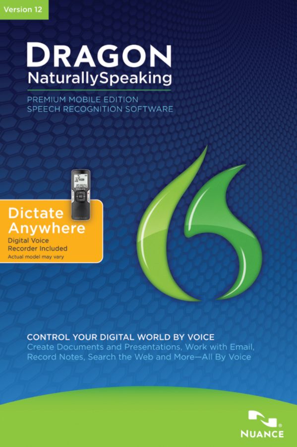 Dragon NaturallySpeaking&reg; Premium Mobile 12