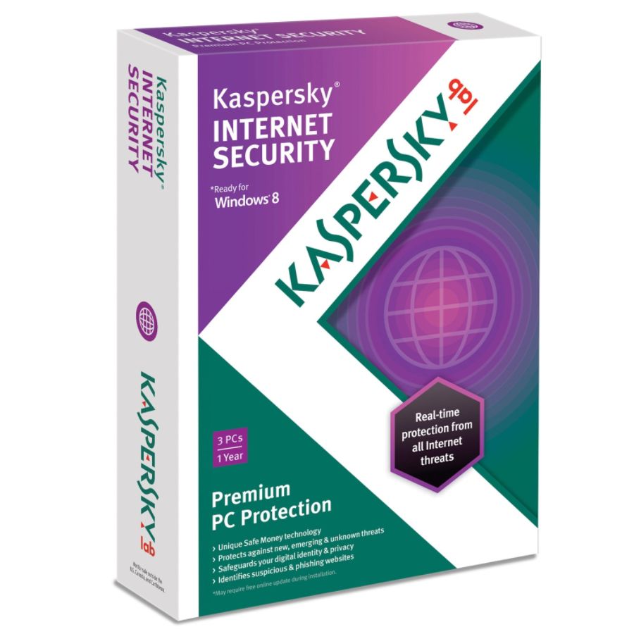 Kaspersky&reg; Internet Security 2013, For 3 Users, Traditional Disc