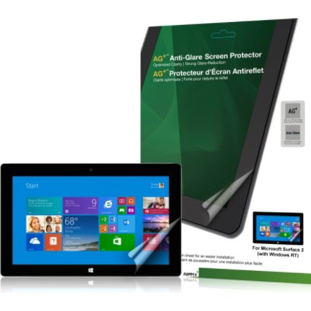 Green Onions Supply AG+ Anti-Glare Screen Protector for Microsoft Surface 2 with Windows RT Matte