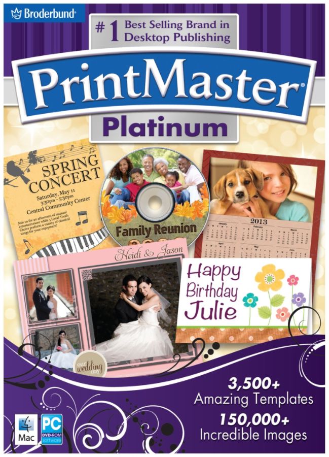 Printmaster Platinum, For PC/Mac, Traditional Disc
