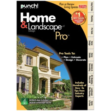 Encore Punch! Home & Landscape Design Professional 17, Traditional Disc