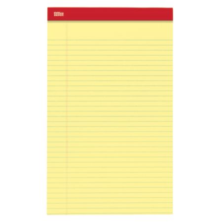 pads legal pad depot office brand perforated writing ruled canary sheets pack professional