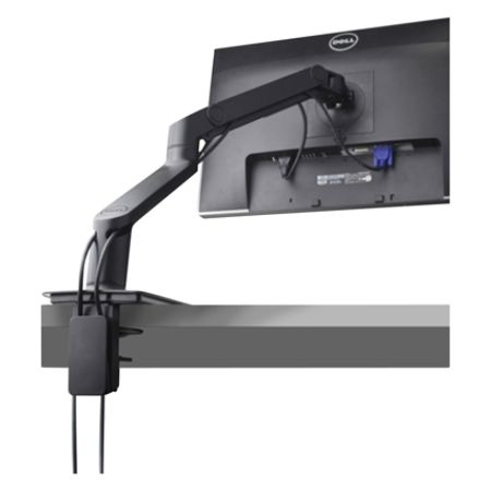 Dell&trade; MSA14 Single Monitor Arm, 5.6" x 21.3" x 20.6", Black