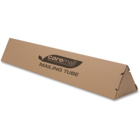 mailing triangle brown tube width kraft length pack