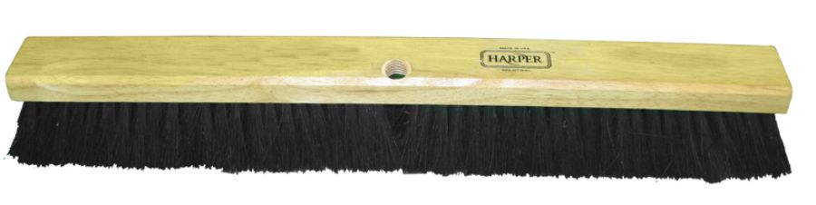 Harper Economy Heat-Resistant Tampico Threaded Broom, 24"