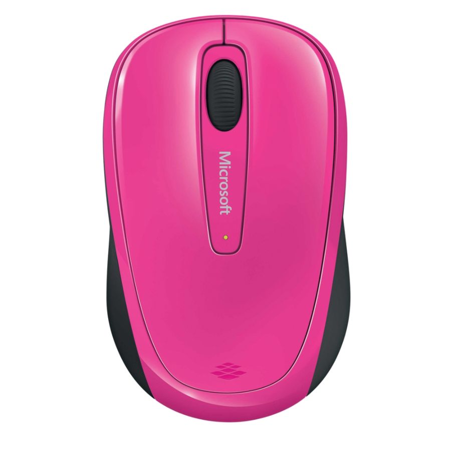Microsoft&reg; Wireless Mobile Mouse 3500, Magenta Pink