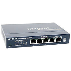 Netgear Prosafe Gs105 on Netgear Gs105 Prosafe 5 Port Gigabit Ethernet Switch By Office Depot