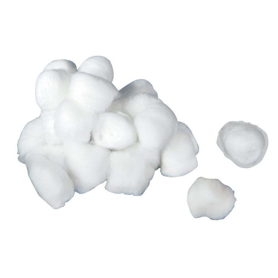 Medline Cotton Balls Nonsterile Medium White