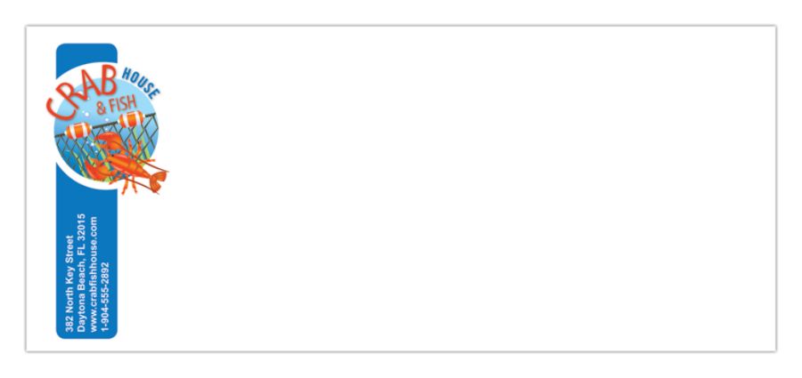 Full Color Raised Print Envelopes 10