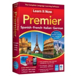 Learn It Now Premier (Spanish, French, Italian or German), For PC/Mac ...