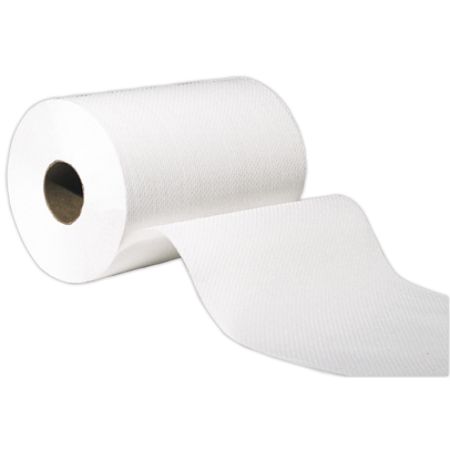 Genuine Joe Hardwound Roll Paper Towels, 7 7/8" x 800', White, Box Of 6 Rolls