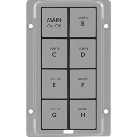 Insteon 2401GY8 8-Button Change Kit for KeypadLinc, Gray